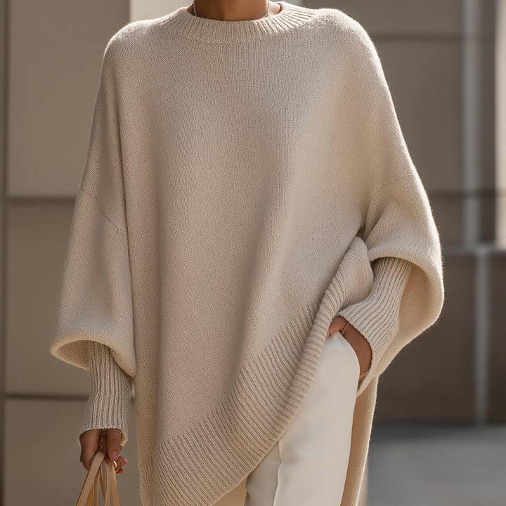 ISALINE| SWETER PONCZO OVERSIZE 