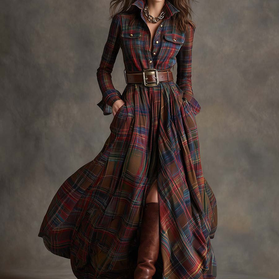 Ewelina | Klasyczna Elegancka Sukienka Koszulowa