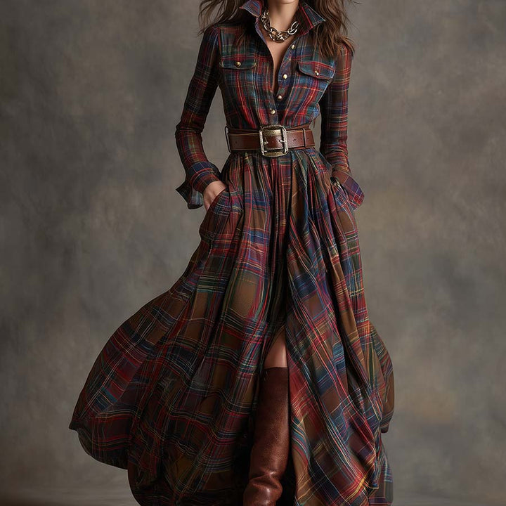 Ewelina | Klasyczna Elegancka Sukienka Koszulowa