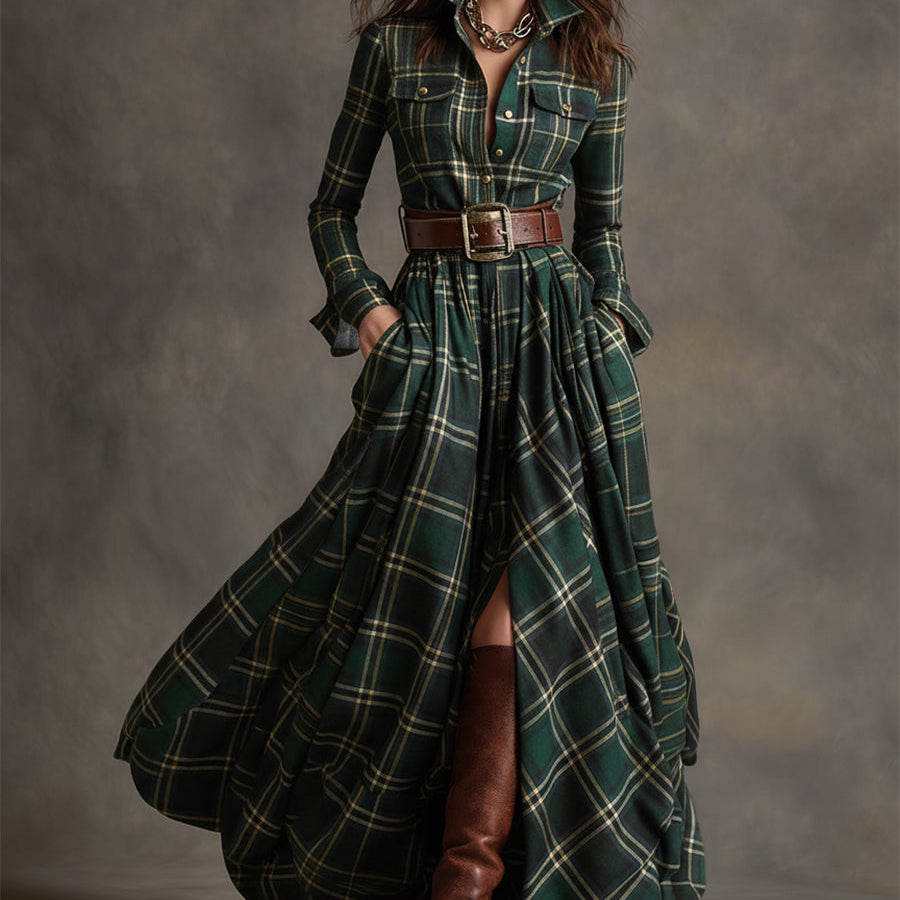 Ewelina | Klasyczna Elegancka Sukienka Koszulowa