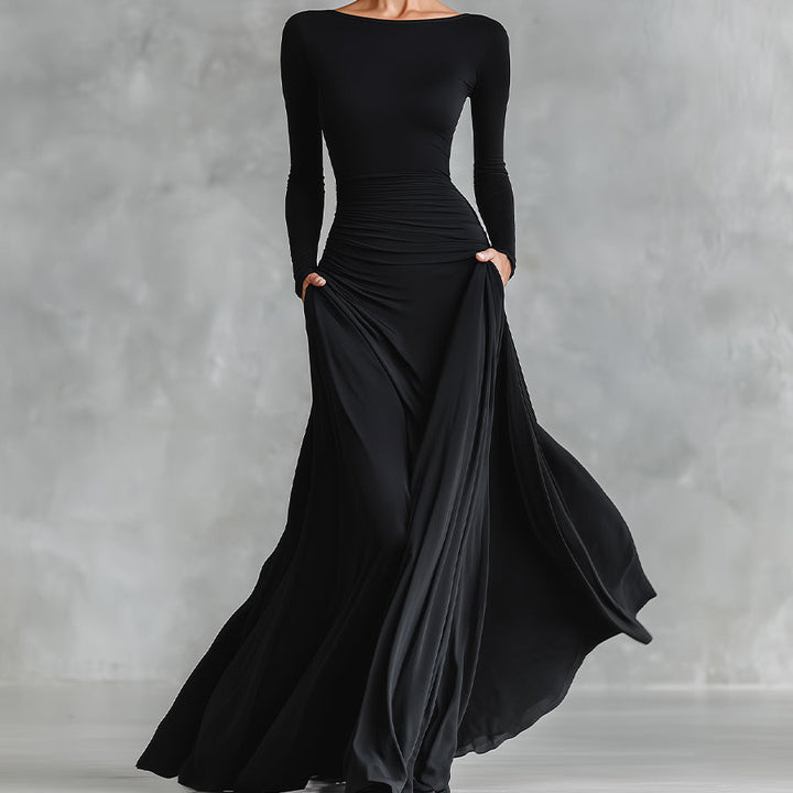 Rubi | Elegancka sukienka maxi, która nie opina i pięknie układa się na sylwetce 35+