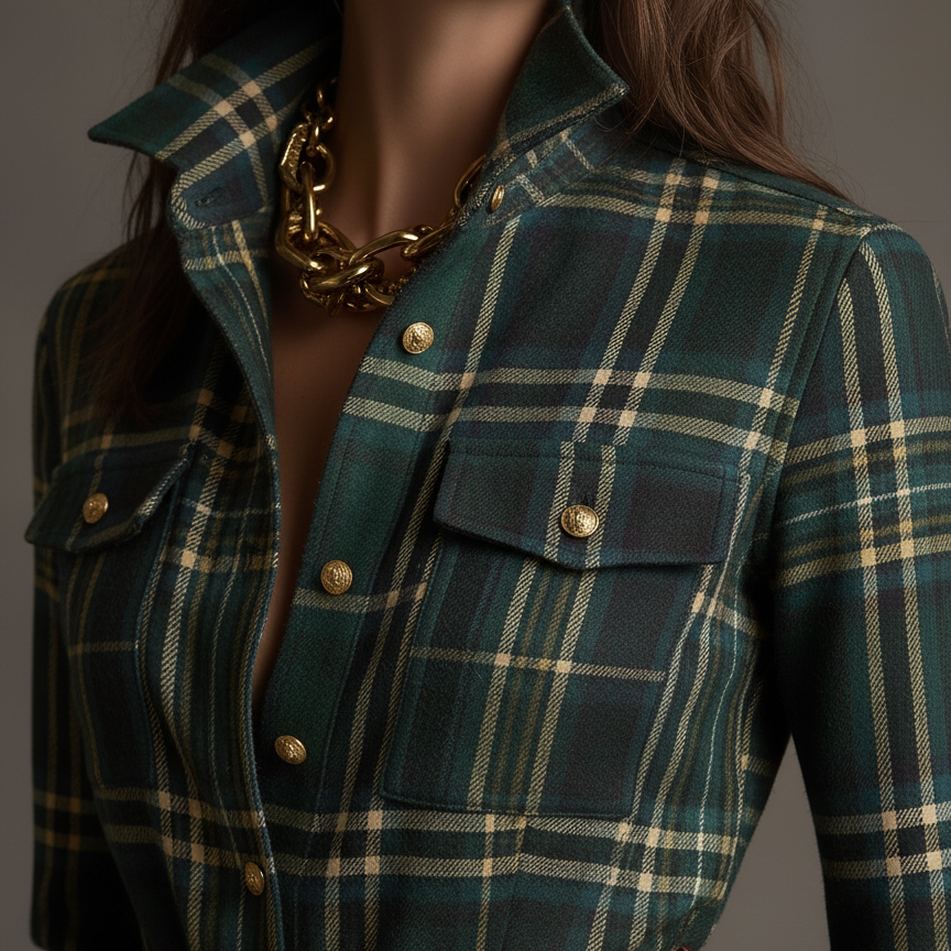 Ewelina | Klasyczna Elegancka Sukienka Koszulowa