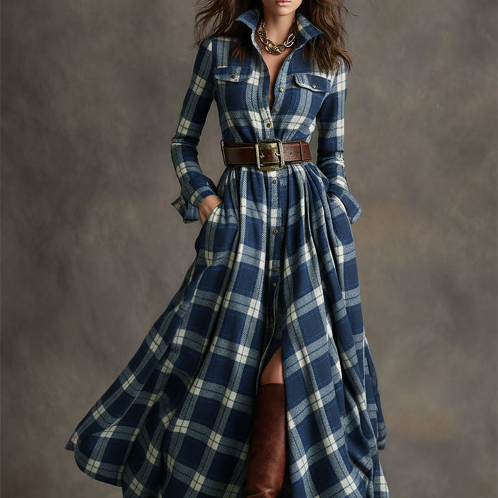 Ewelina | Klasyczna Elegancka Sukienka Koszulowa