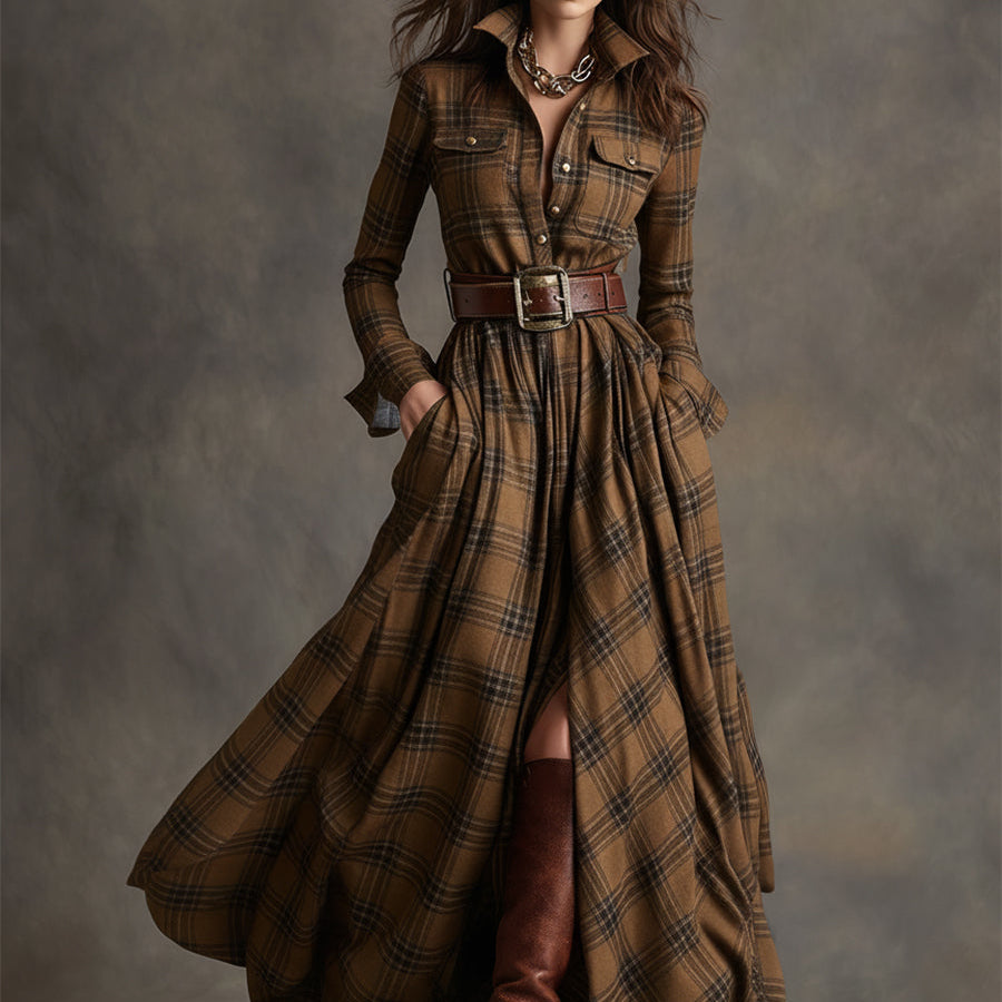 Ewelina | Klasyczna Elegancka Sukienka Koszulowa