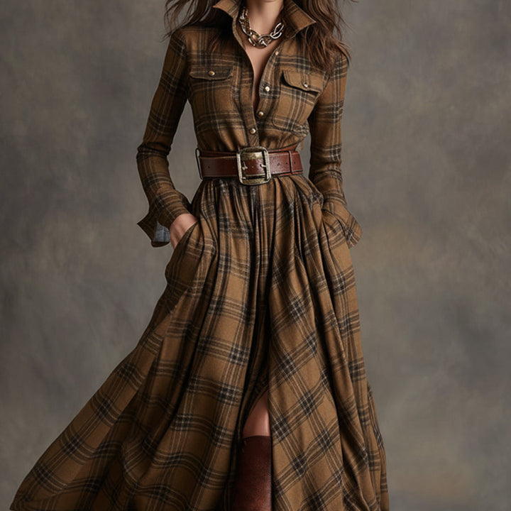 Ewelina | Klasyczna Elegancka Sukienka Koszulowa