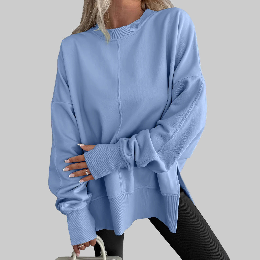 Olivia | Swetr oversize szary