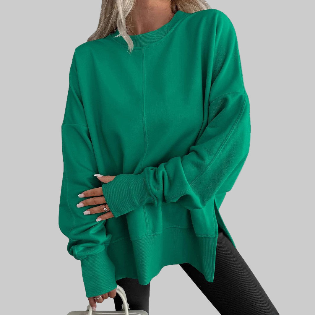 Olivia | Swetr oversize szary