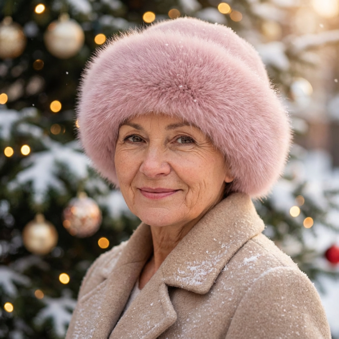 VELORA | Futrzana czapka na zimowe dni