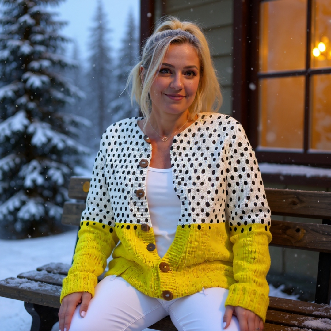 ADELE | Codzienny komfort w swetrze dzianinowym 