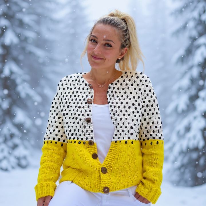 ADELE | Codzienny komfort w swetrze dzianinowym 